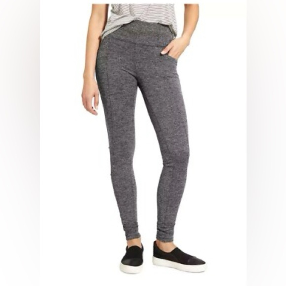 Athleta Herringbone Metro High
Waisted Leggings Size Small